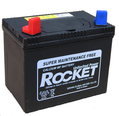 ROcket fűnyíró akkumulátor 12V  30 Ah bal +  fűnyíró akkumulátor  