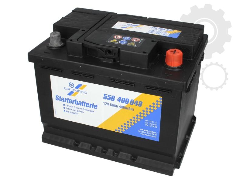 CARTECHNIC--12V--56-Ah-jobb--normal-auto-akkumulator-
