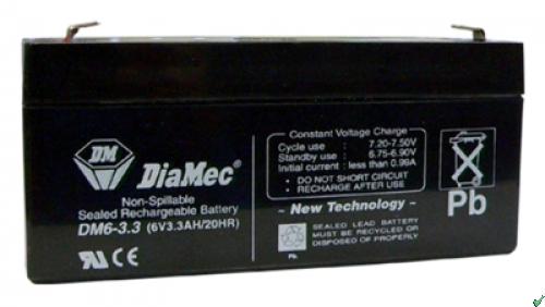 Diamec---6V--33-Ah---Kerekpar-es-UPS-akkumulator-