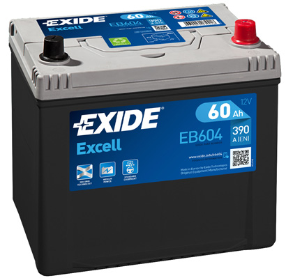 EXIDE--EXCELL---Japan-12V--60-Ah-jobb---auto-akkumulator-
