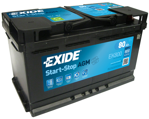 EXIDE--AGM-12V--80-Ah-jobb---start--stop-rendszeru-akkumulator