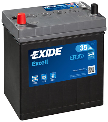 EXIDE--EXCELL---Japan-12V--35-Ah-bal---auto-akkumulator-