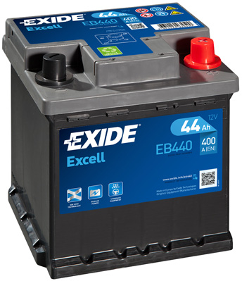 EXIDE--EXCELL-12V--44-Ah-jobb---auto-akkumulator-