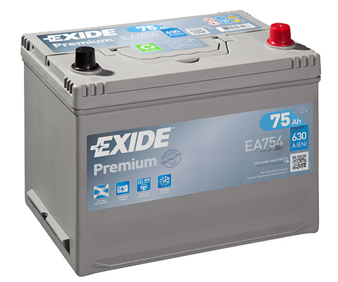 EXIDE--PREMIUM---Japan-12V--75-Ah-jobb---auto-akkumulator-